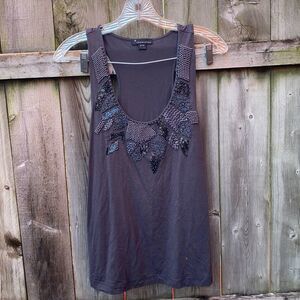 Forever 21 bedazzled tank top sz. M